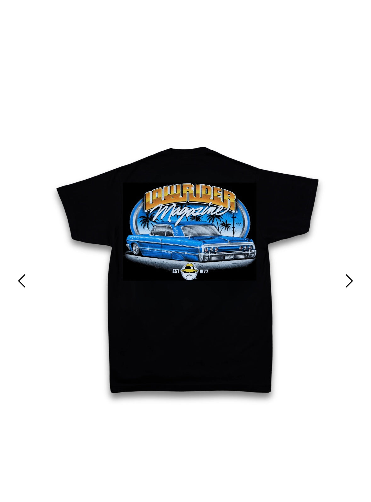 Lowrider magazine Tee Scrapin Blue