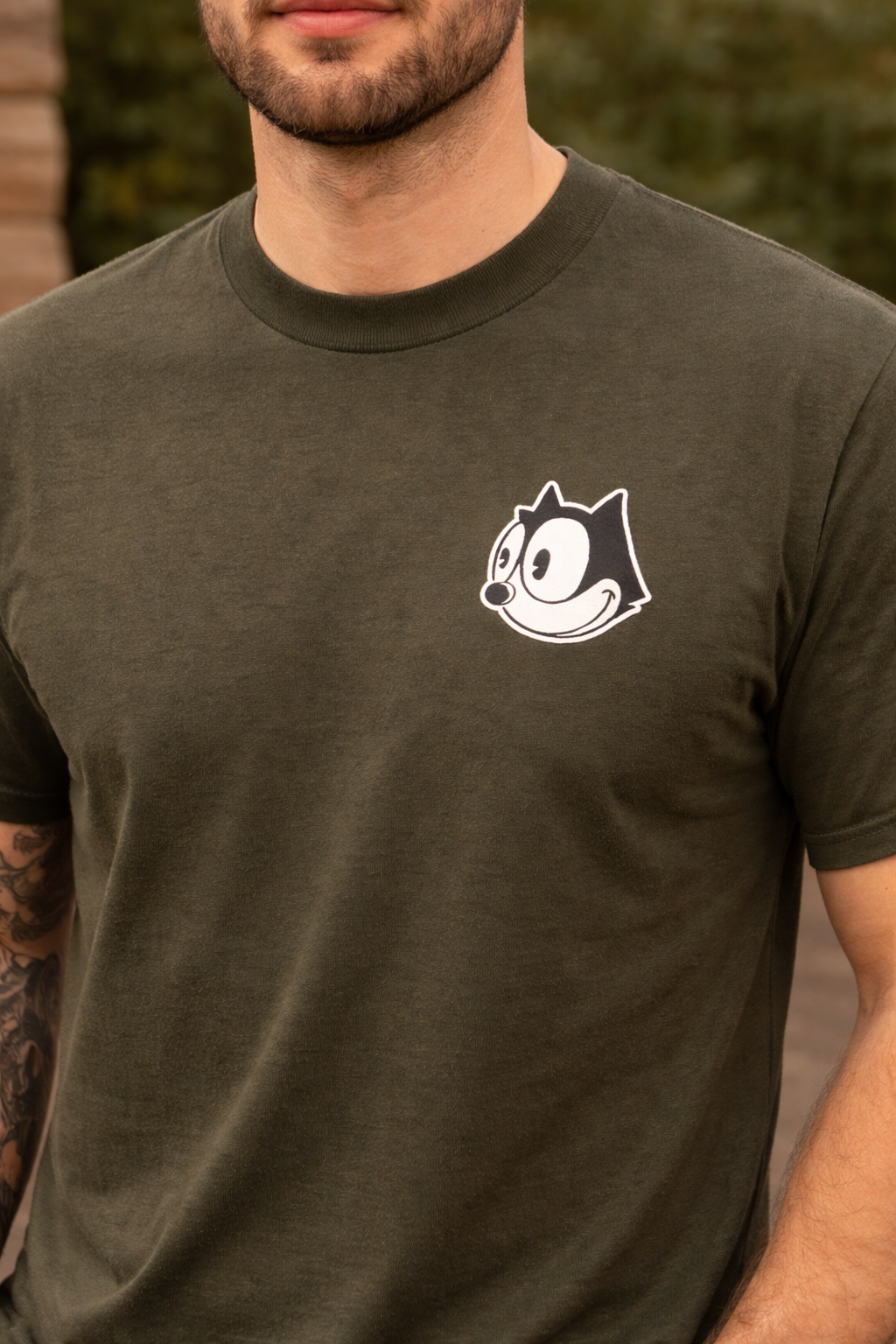 Felix Diamond Tee in Green