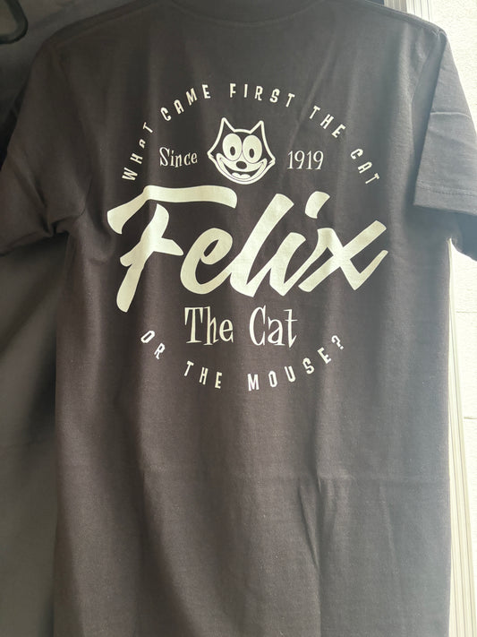 Felix Cat or Mouse Tee black/white