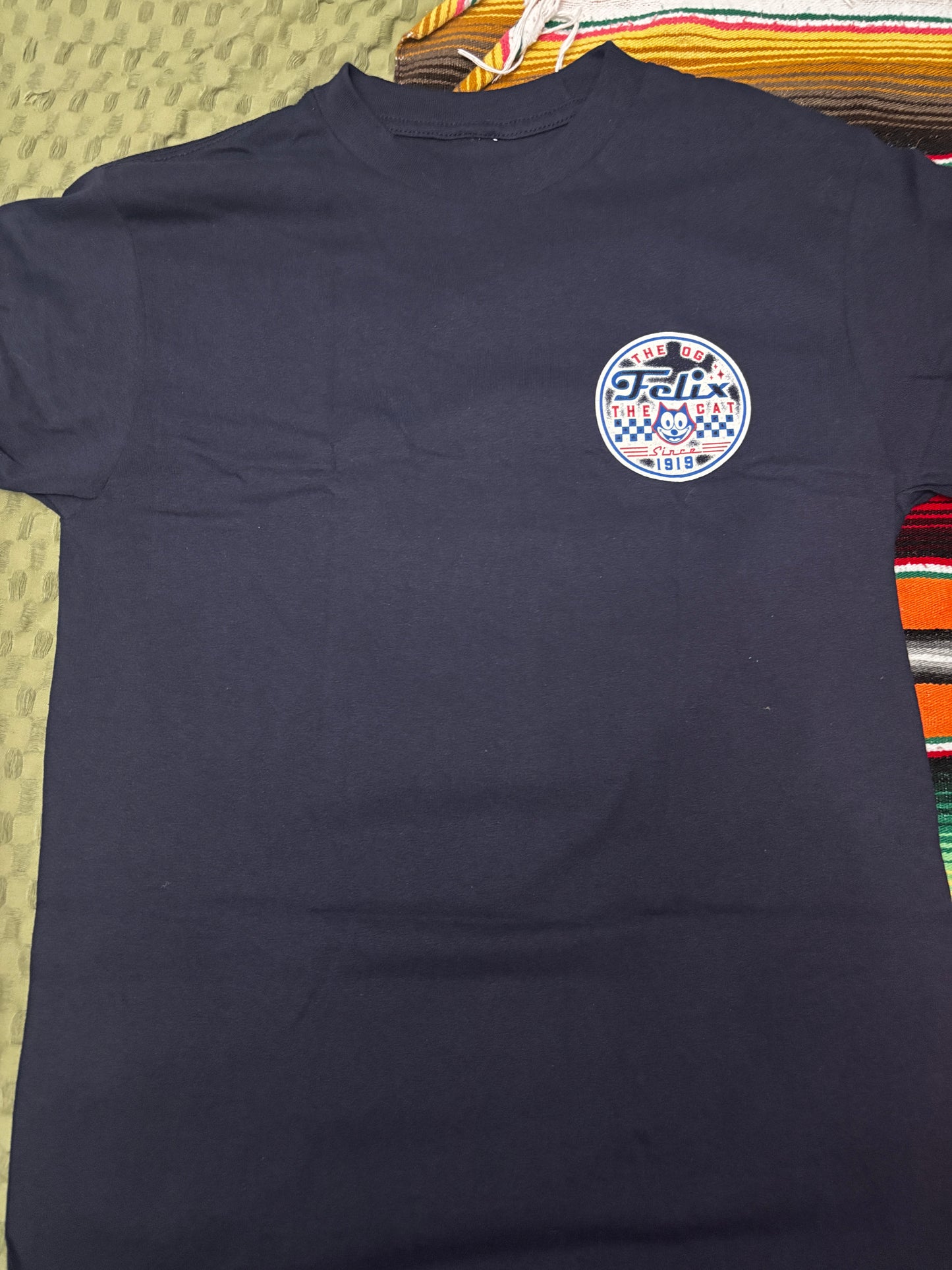 Felix Racer Tee in Navy